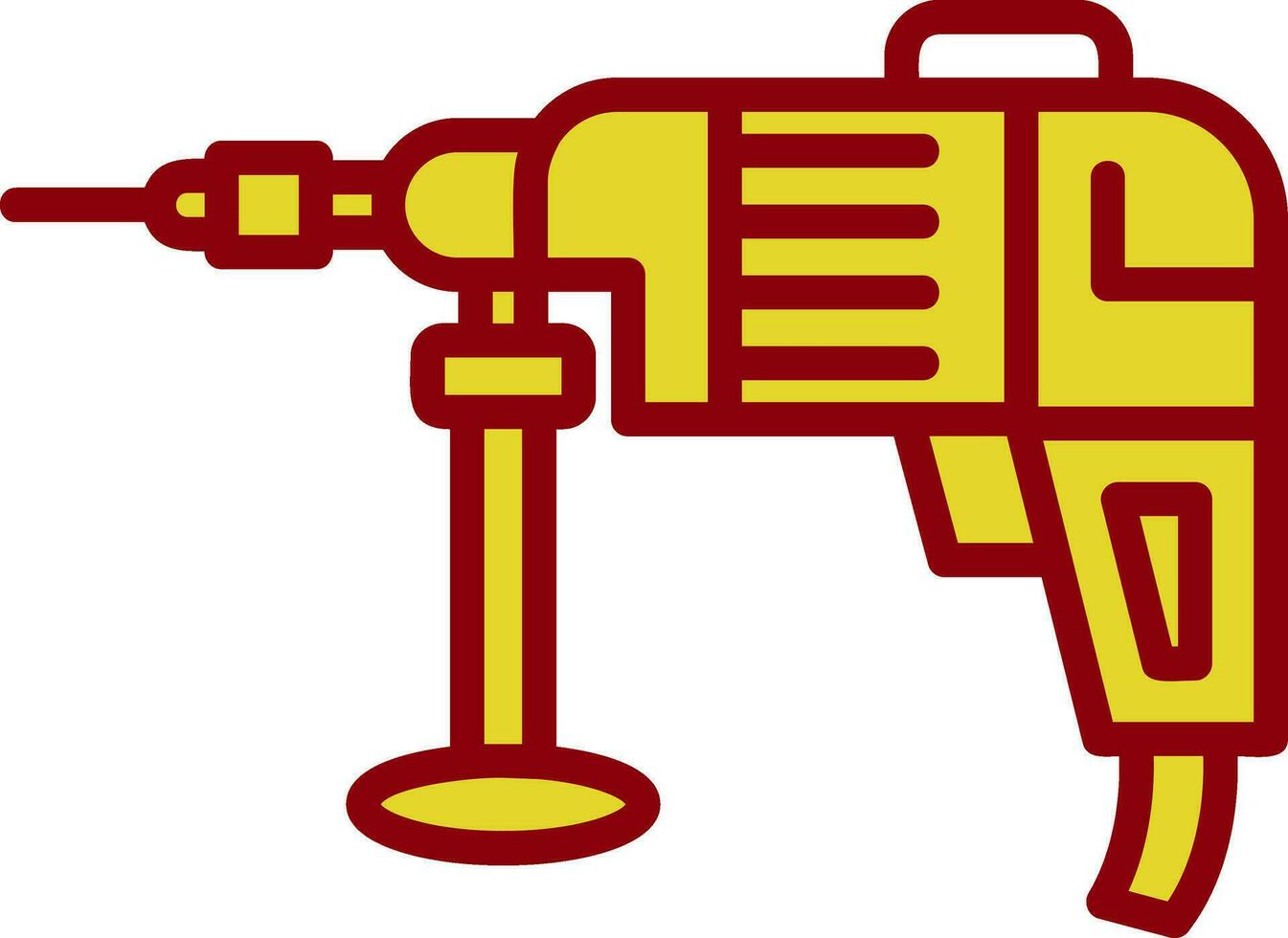 Drilling machine Vector Icon Design