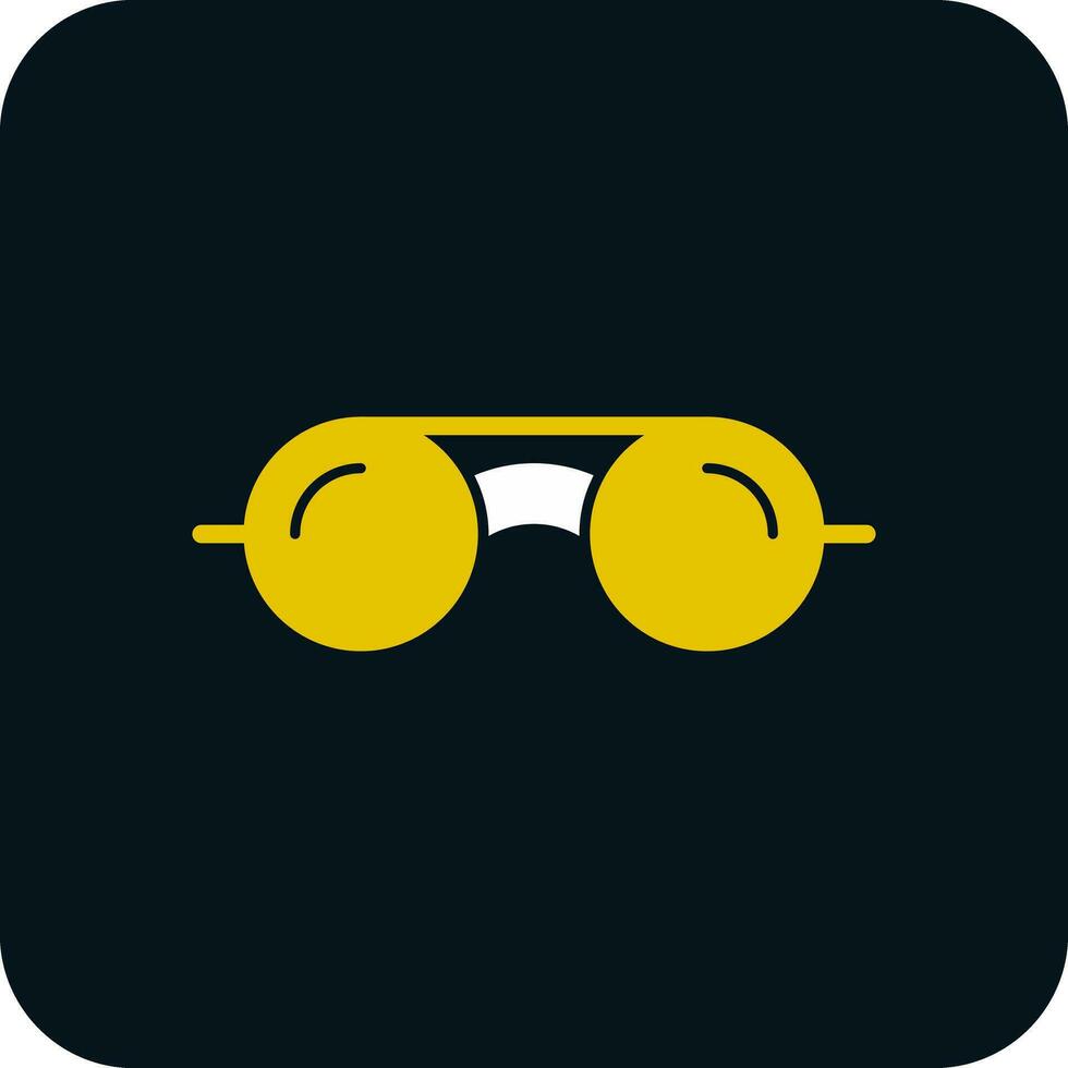 Eyeglasses Vector Icon Design