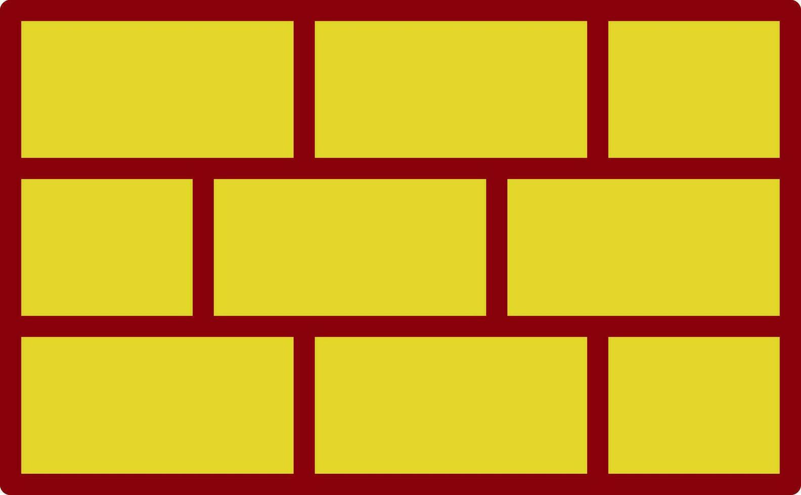 Brick Vector Icon Design