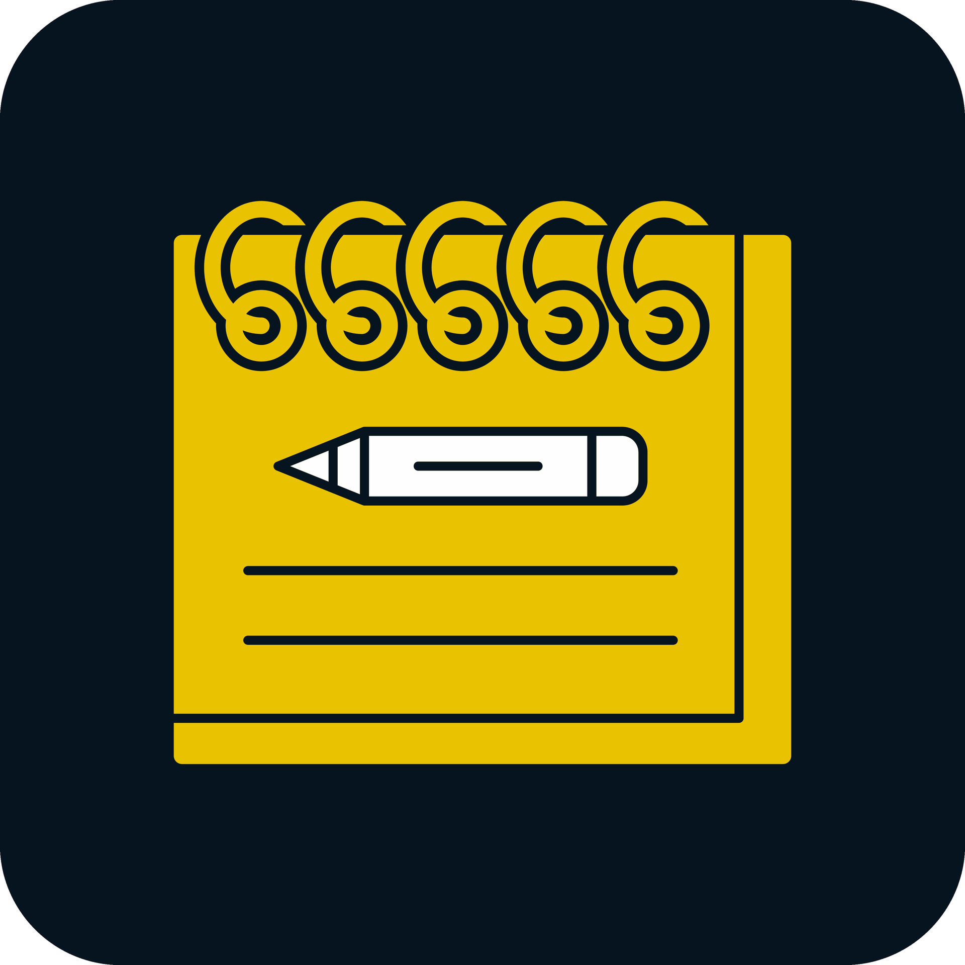 Notepad Vector Icon Design 26022593 Vector Art at Vecteezy