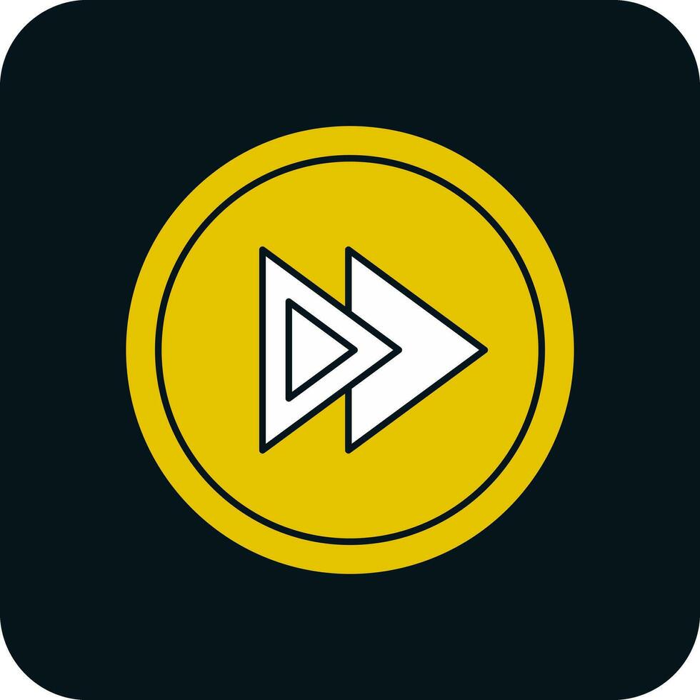 Fast Forward Vector Icon Design