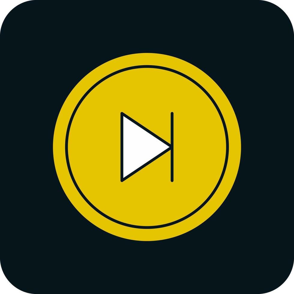 Skip Vector Icon Design