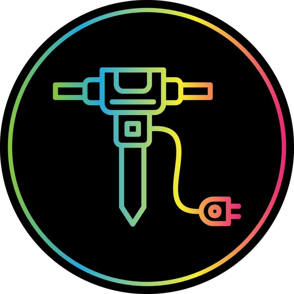 Jackhammer Vector Icon Design