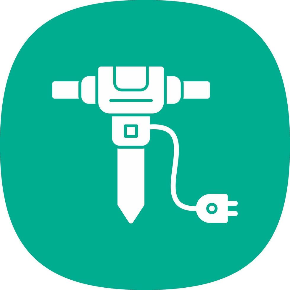 Jackhammer Vector Icon Design