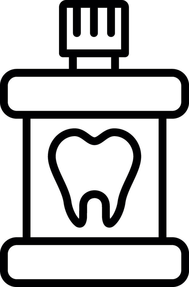 Mouthwash Vector Icon Design