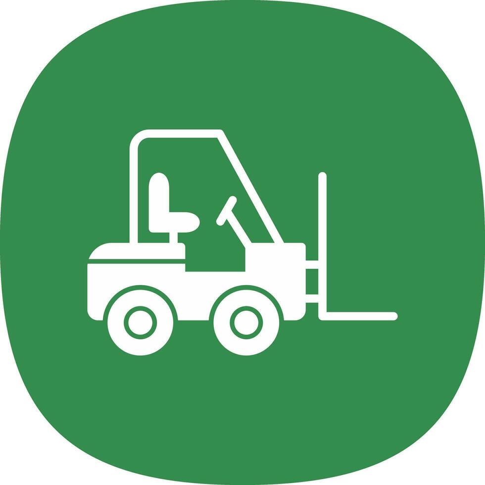 Forklift Vector Icon Design