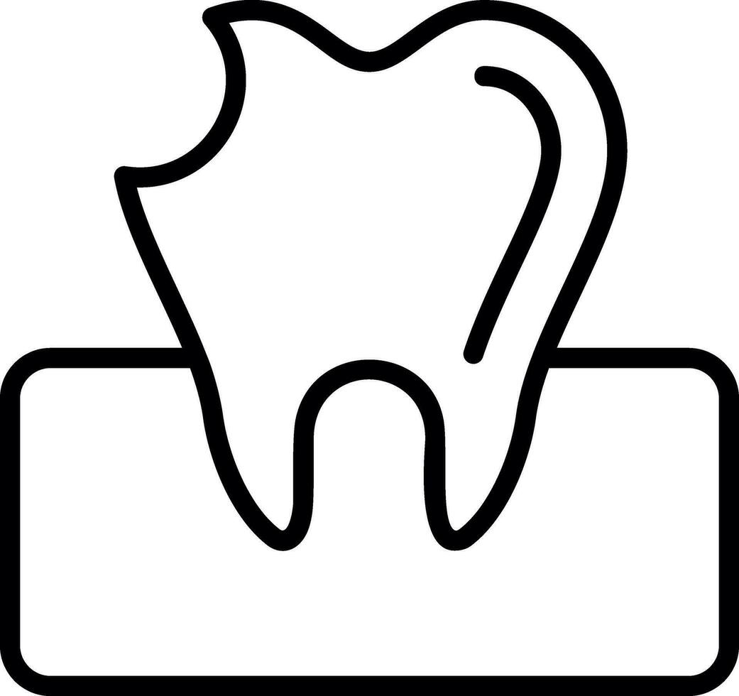 Cavity Vector Icon Design