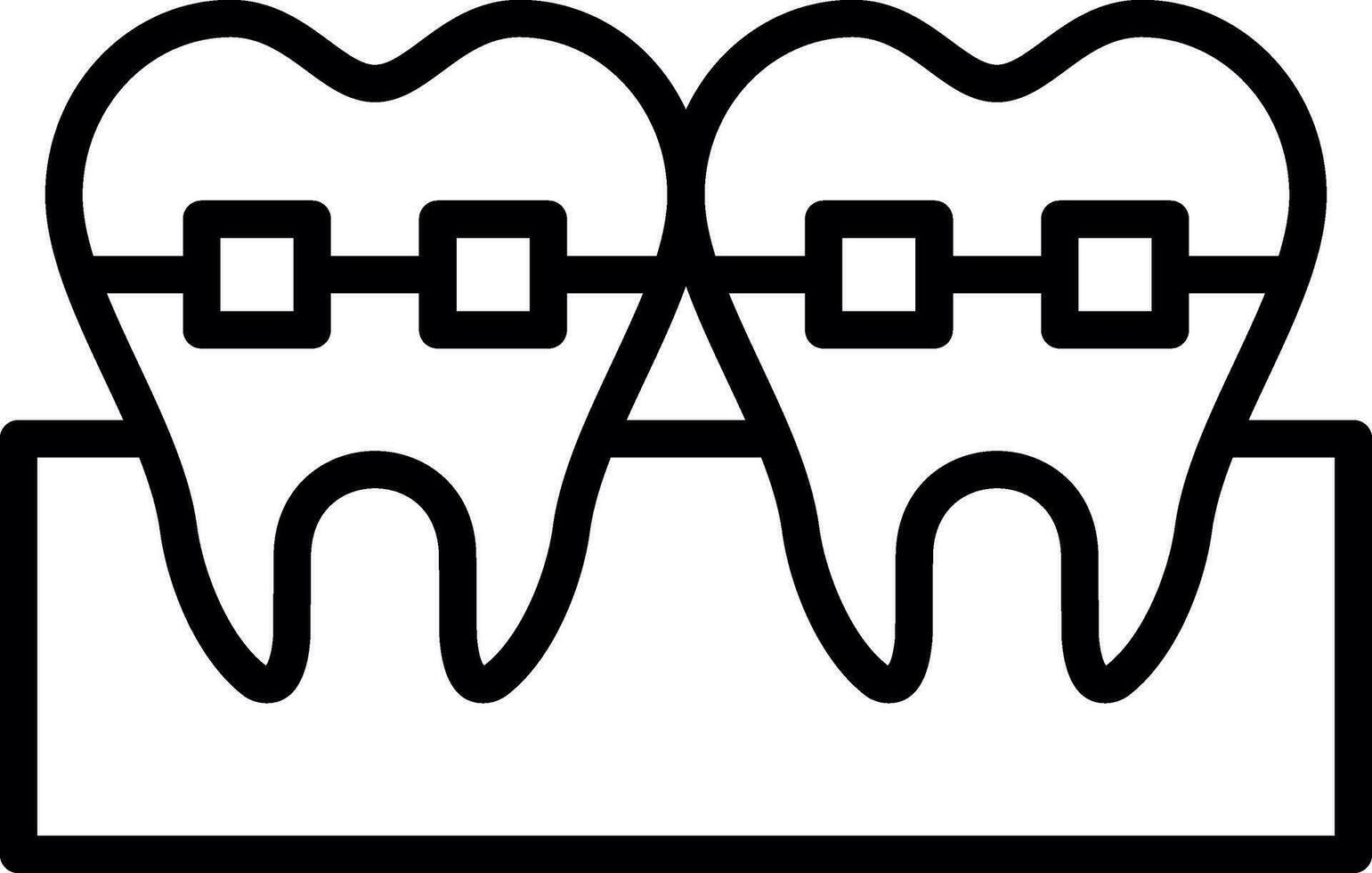 diseño de icono de vector de dientes