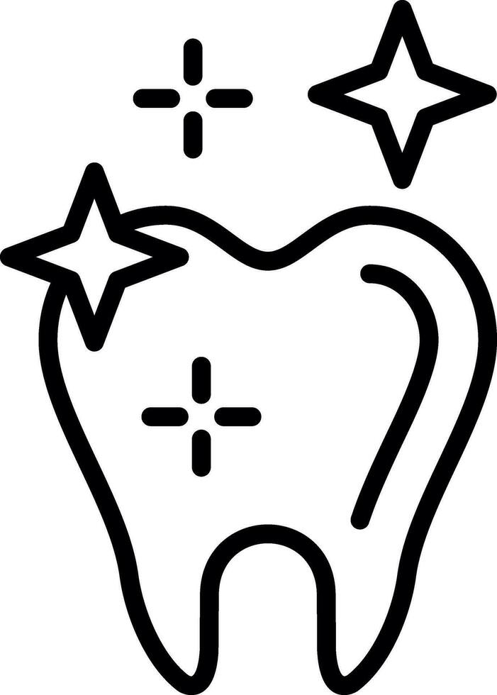 Healthy Tooth Vector Icon Design
