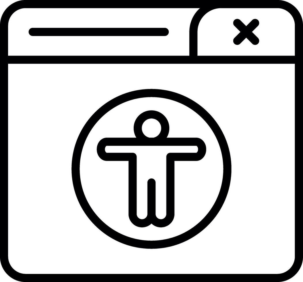 Accessability Vector Icon Design