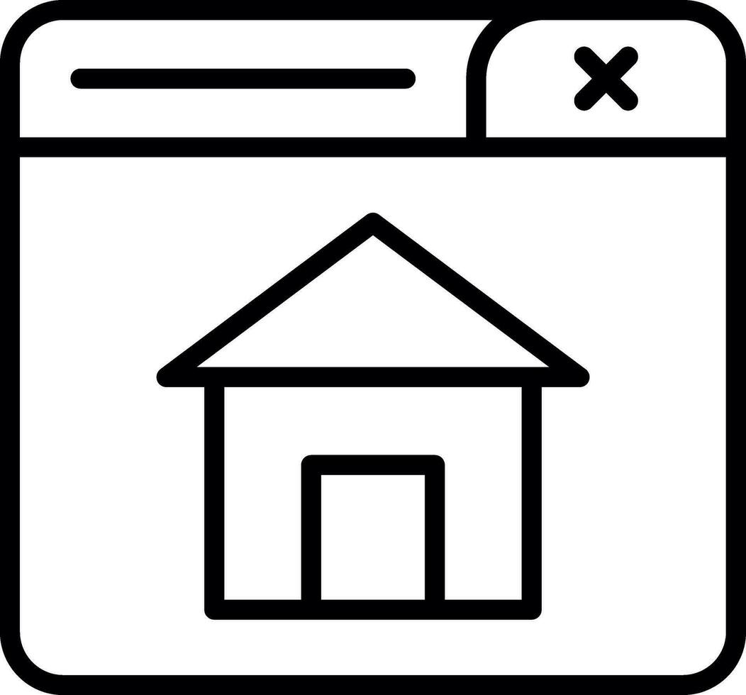 Homepage Vector Icon Design