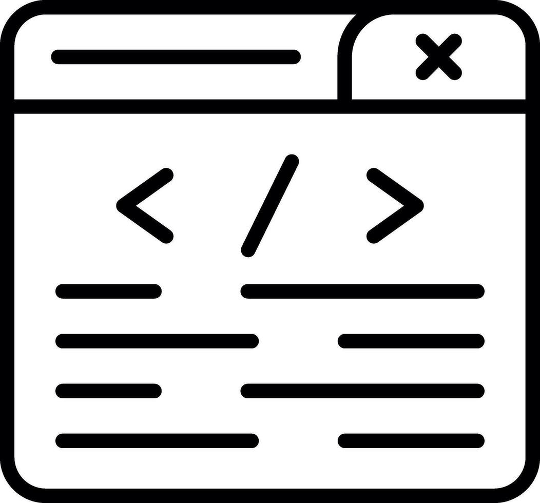 Programming Vector Icon Design