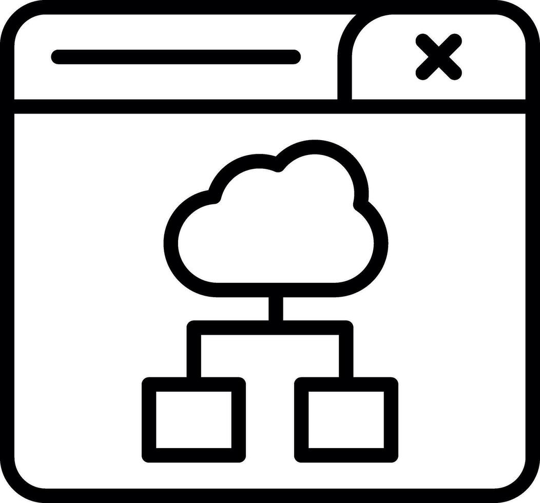 Cloud Computing Vector Icon Design