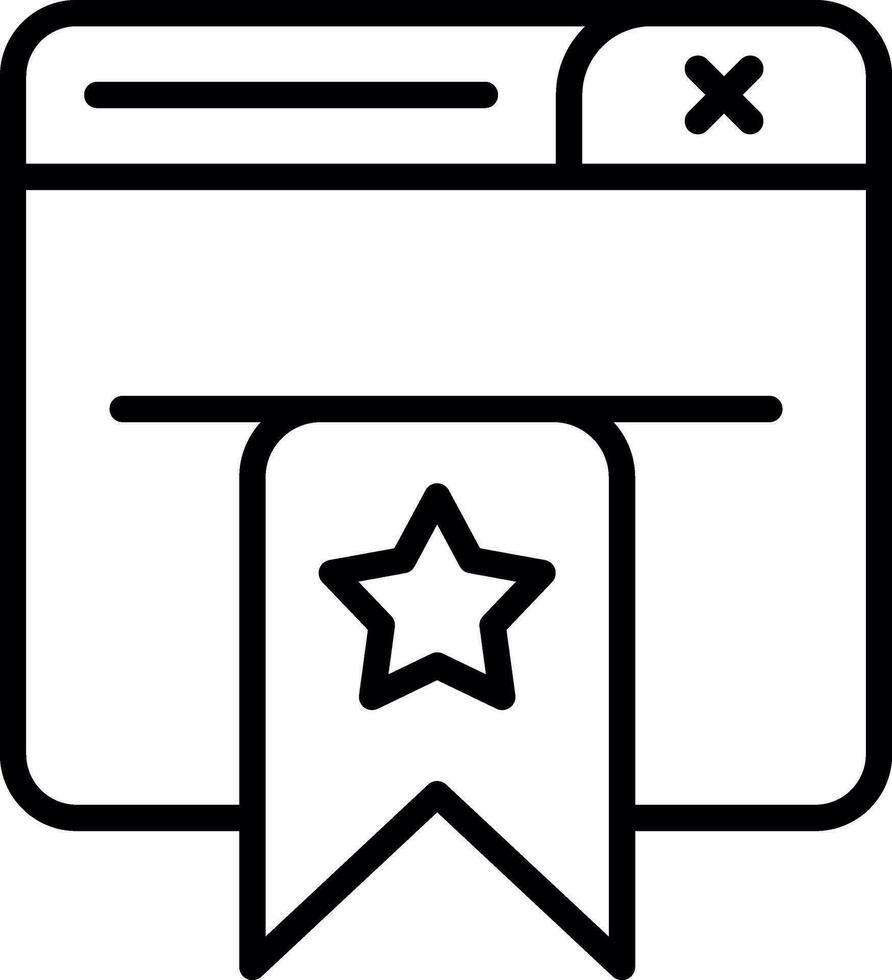 Bookmarked Vector Icon Design