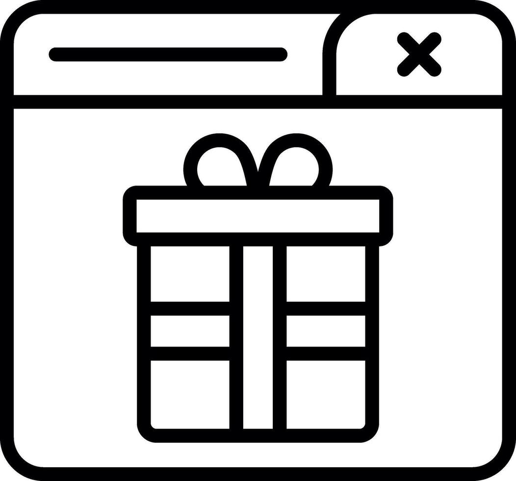 diseño de icono de vector de regalo