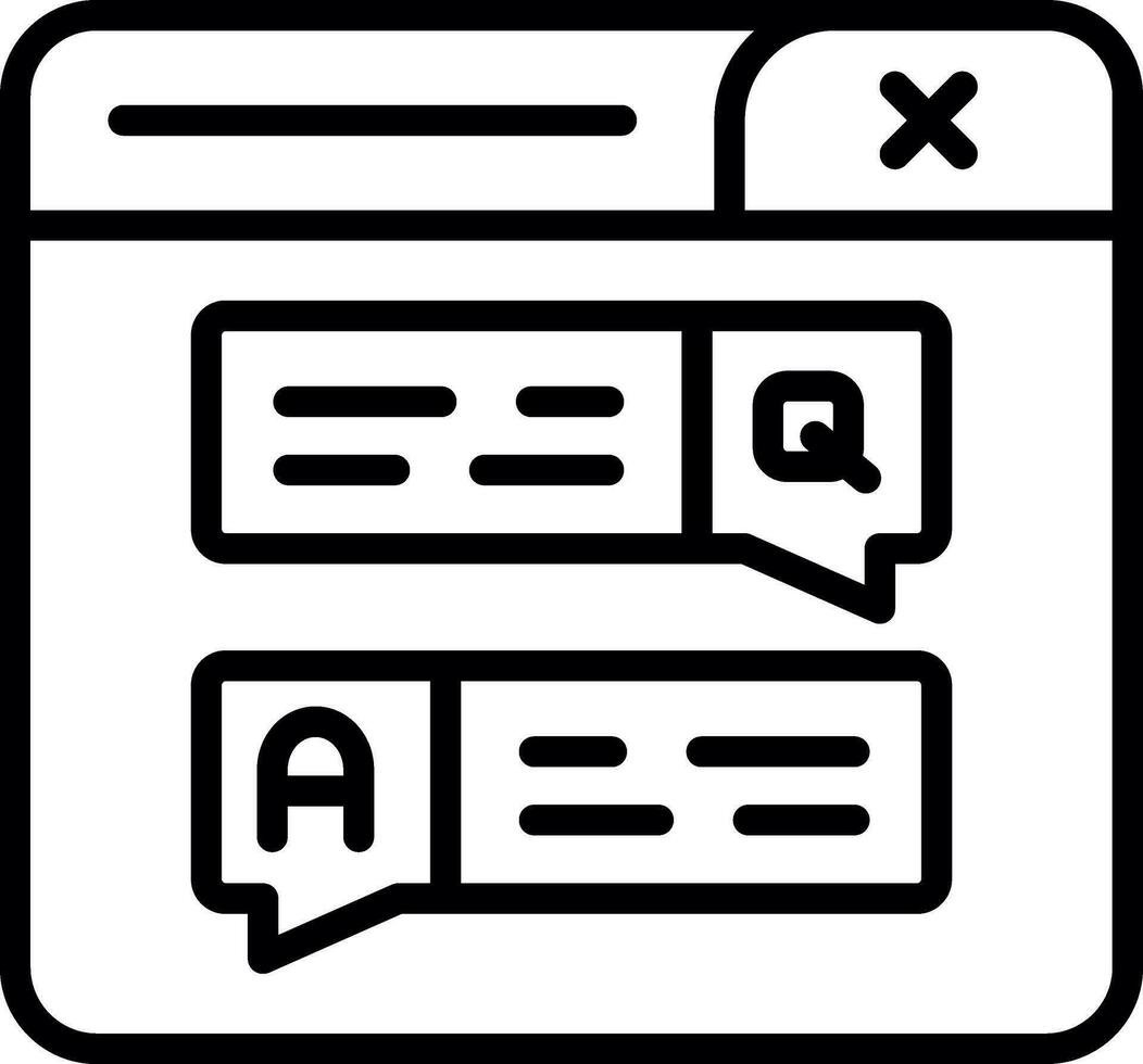 Forum Vector Icon Design