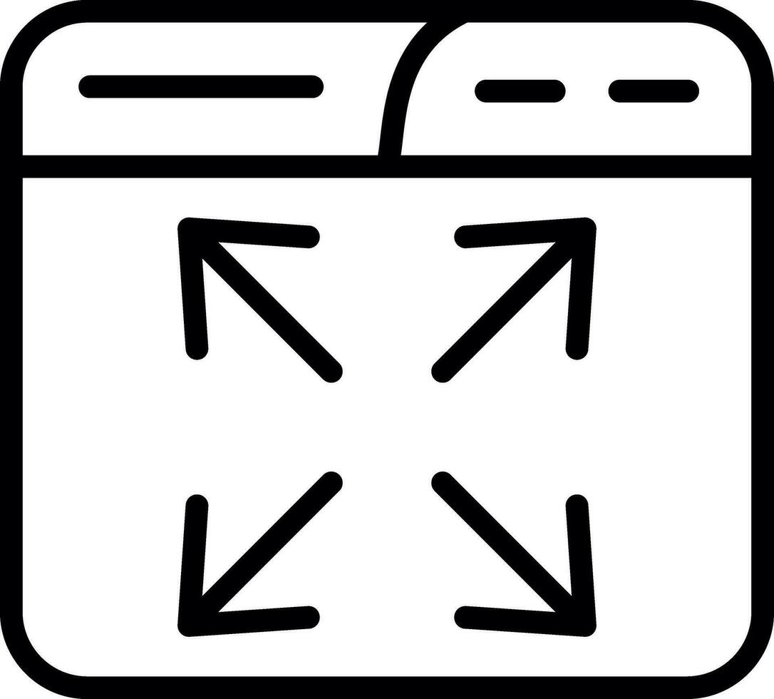 Expand Vector Icon Design