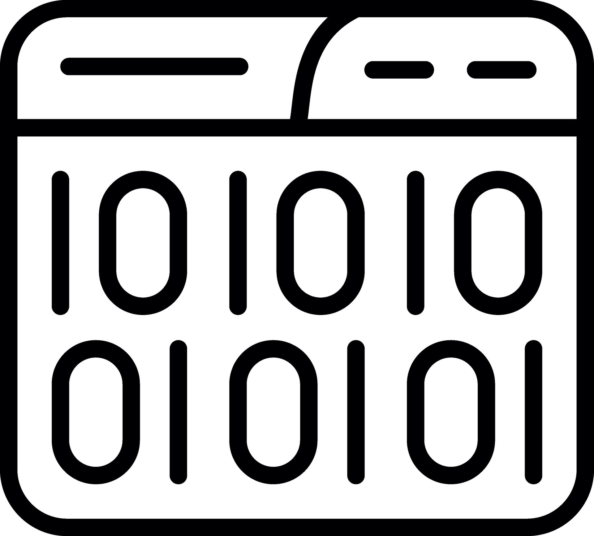 Binary Code Vector Icon Design 26023395 Vector Art at Vecteezy