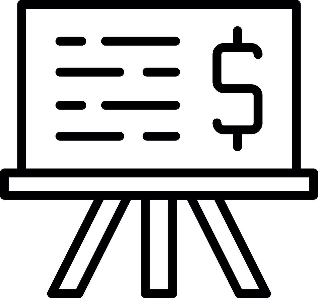 Presentation Vector Icon Design