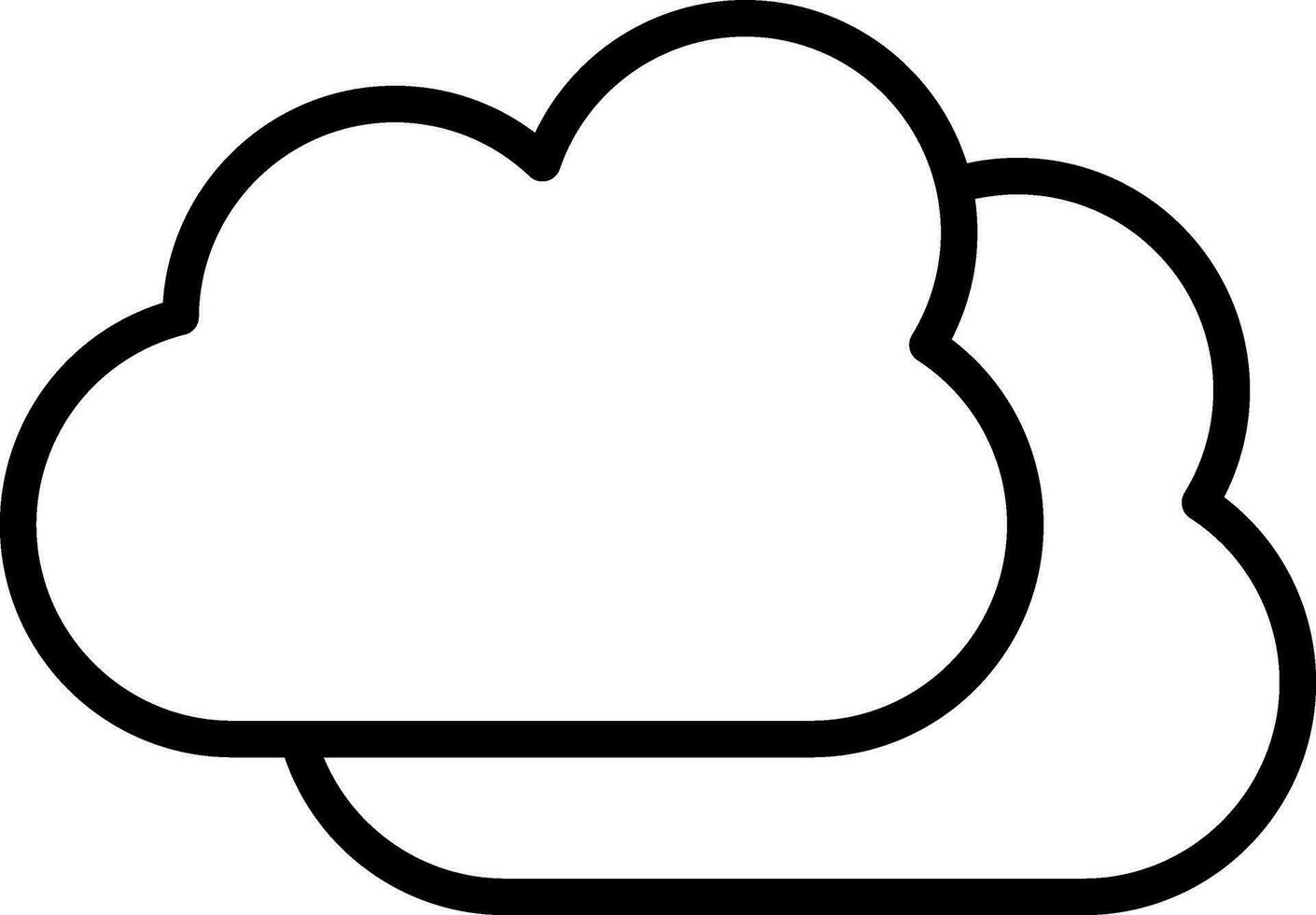 Cloud Vector Icon Design