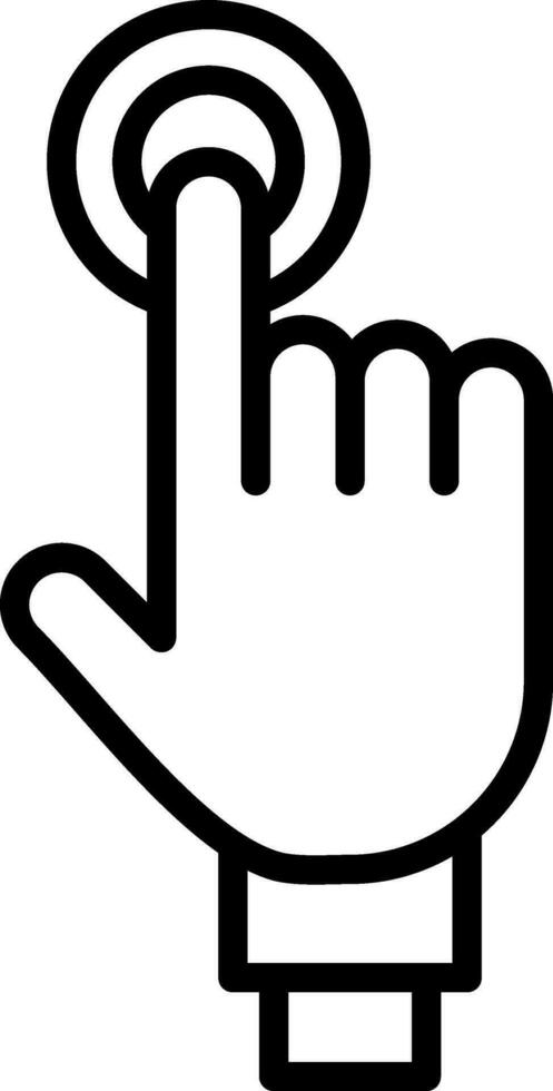 Double Tap Vector Icon Design