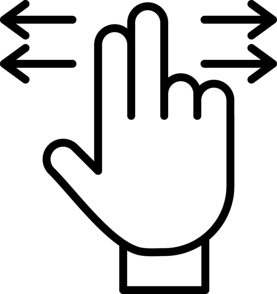 Swipe Vector Icon Design
