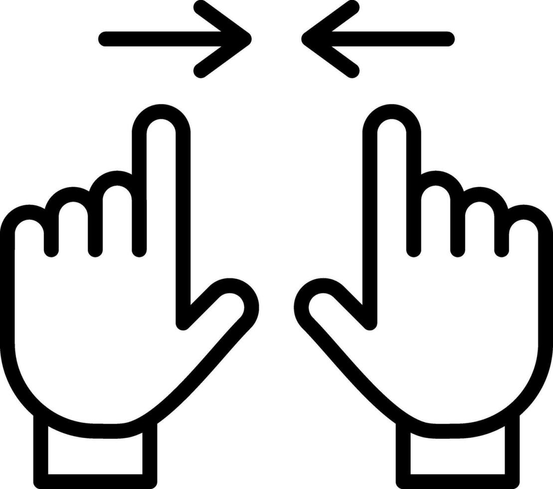Zoom In Vector Icon Design