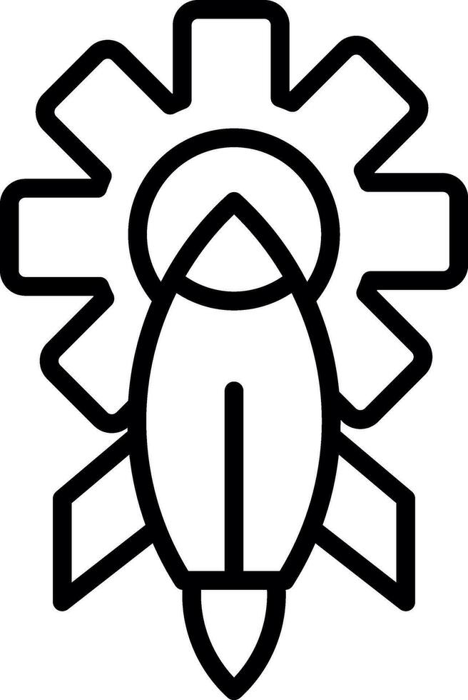 Rocket Vector Icon Design