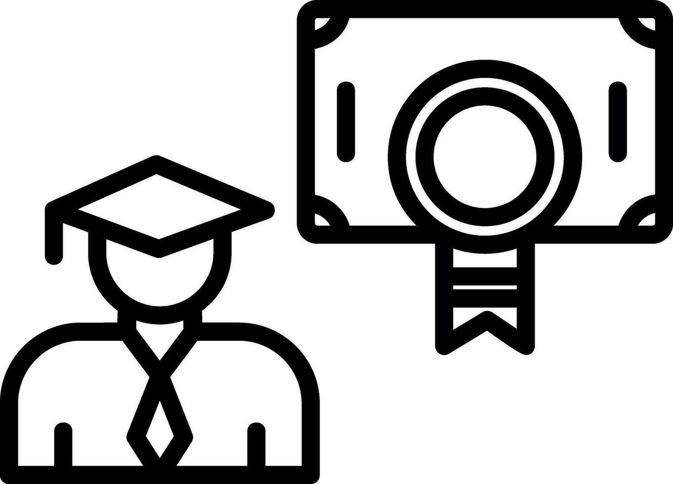 Postgraduate Vector Icon Design