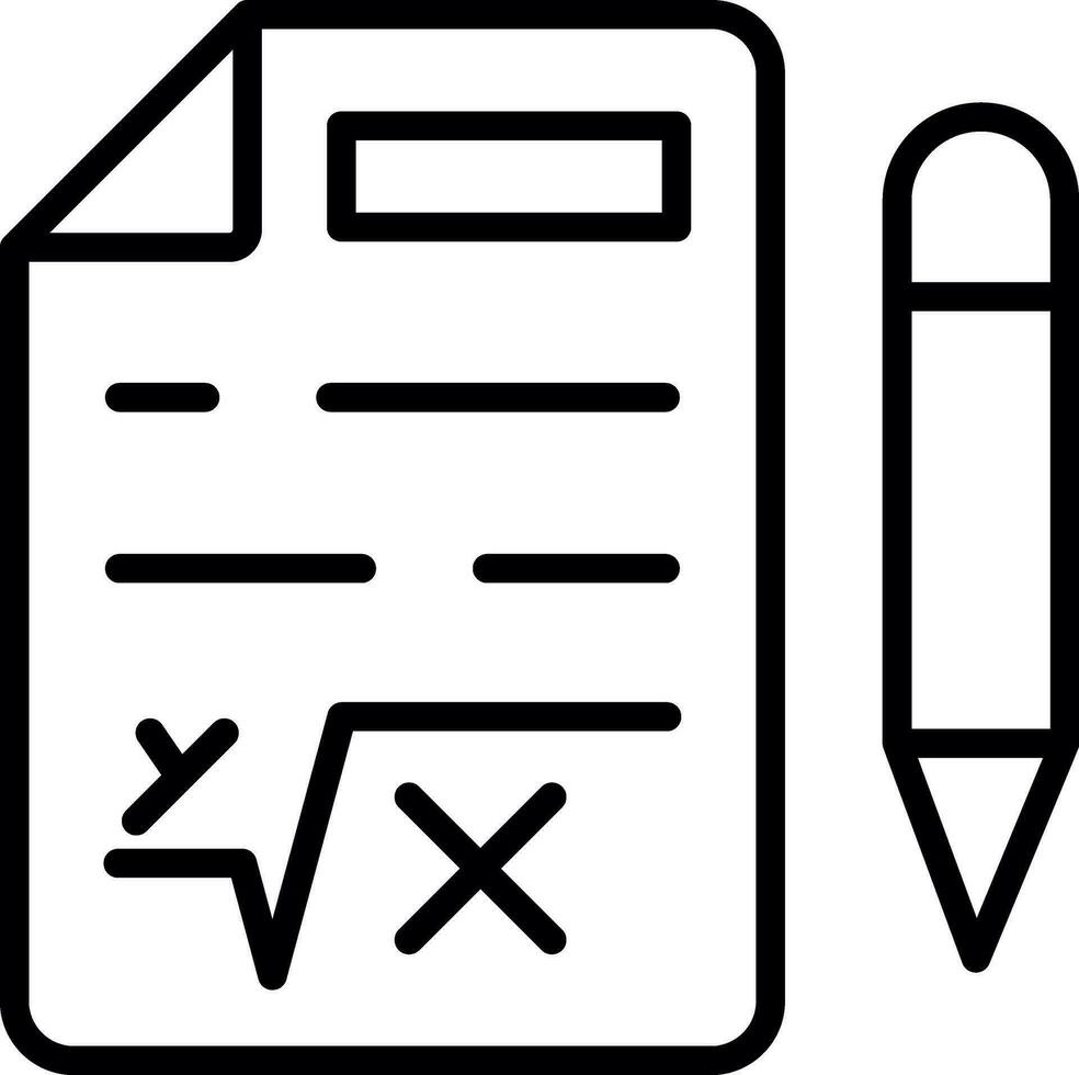 Maths Vector Icon Design