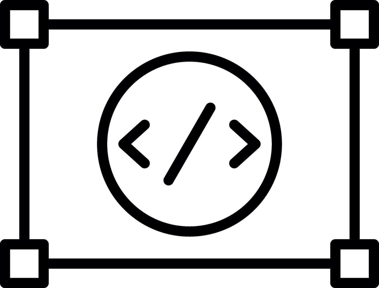 Coding Vector Icon Design