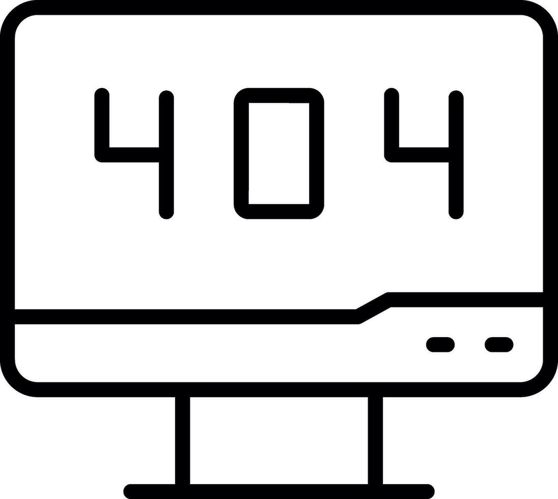 404 vector icono diseño