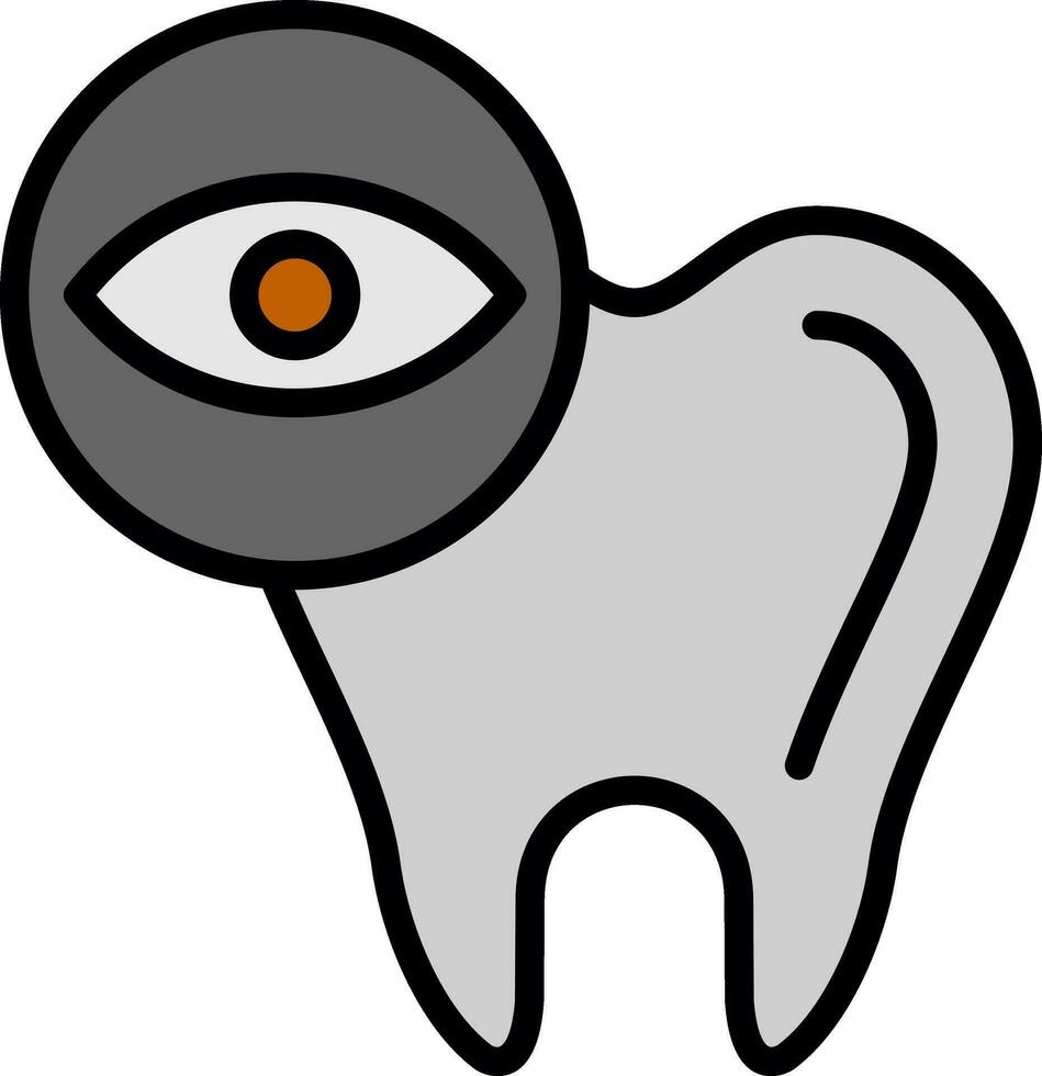 Dental Checkup Vector Icon Design