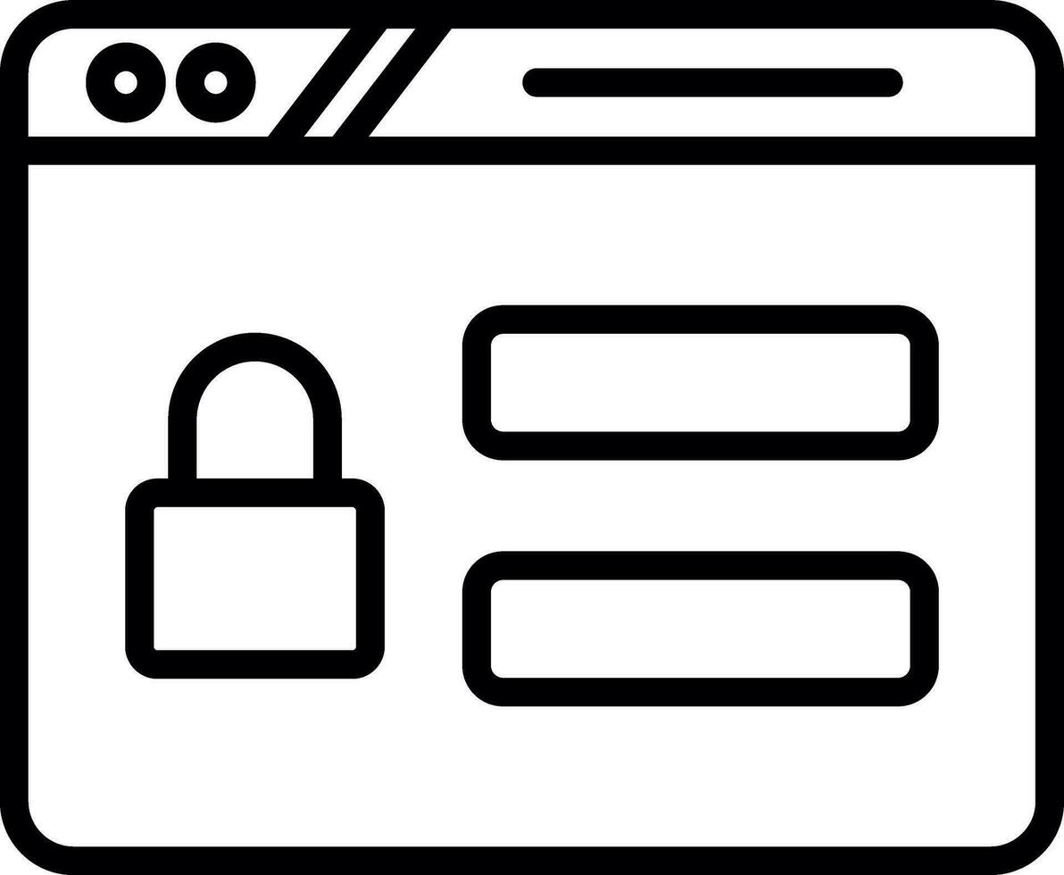 Password Vector Icon Design