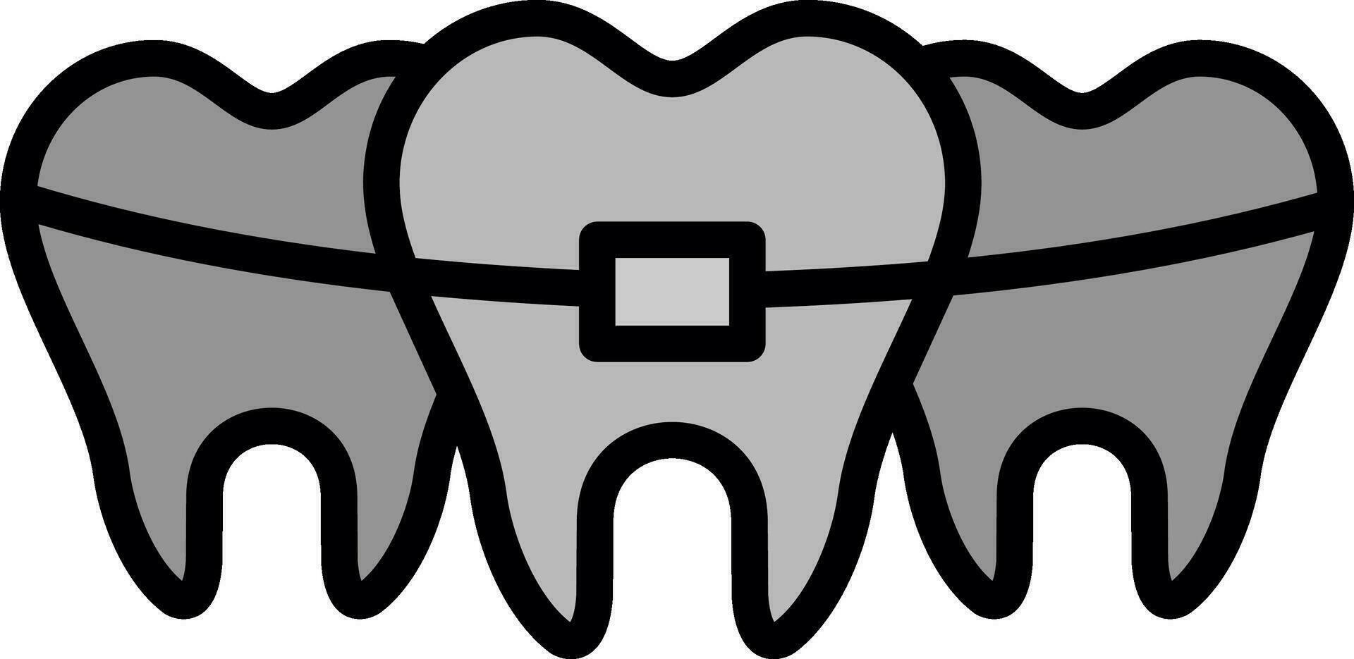 Broken Tooth Vector Icon Design