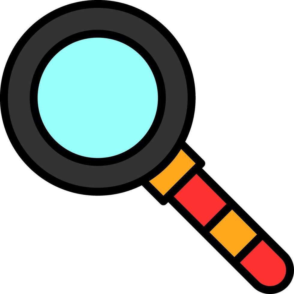 Magnifying Glass Vector Icon Design