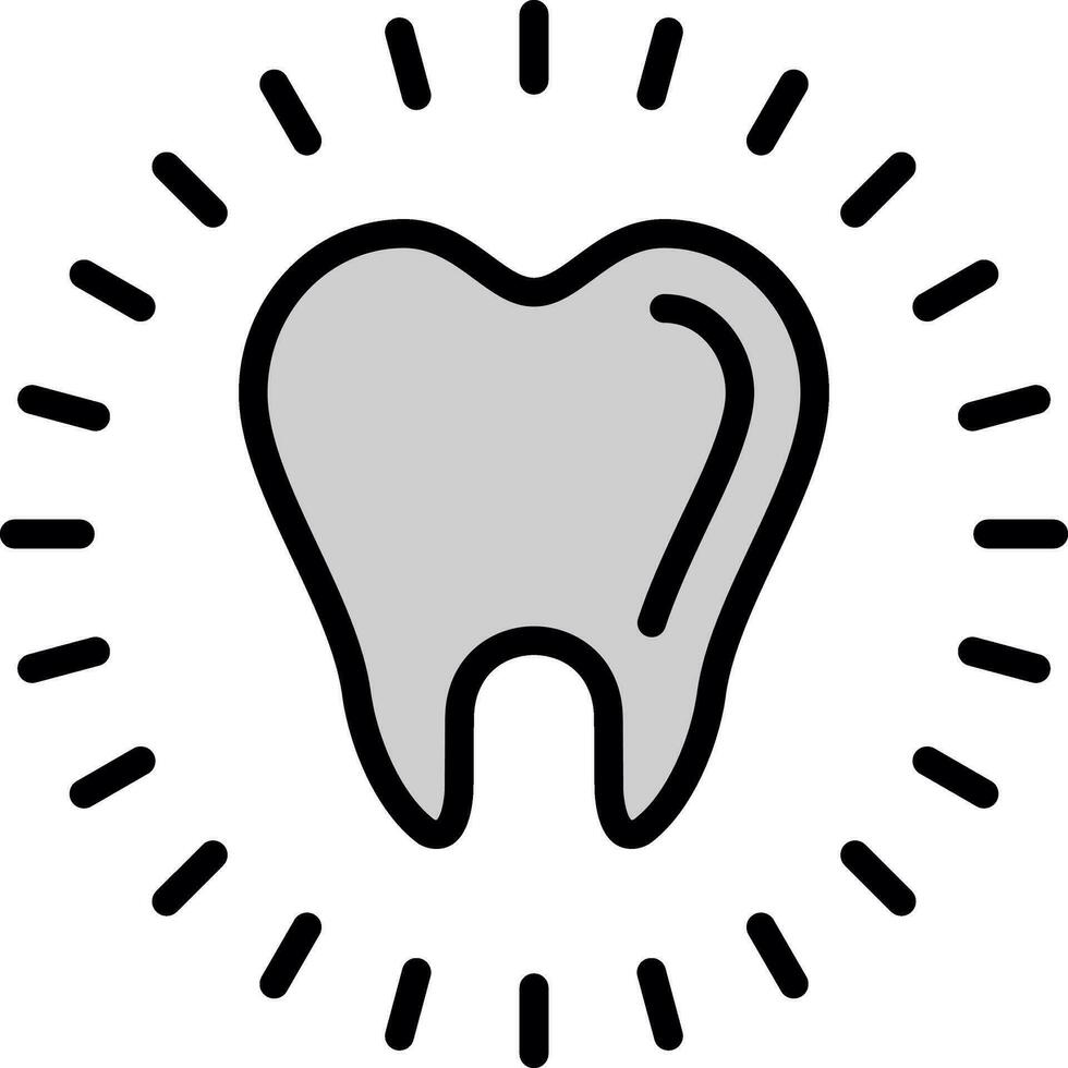 Tooth Whitening Vector Icon Design