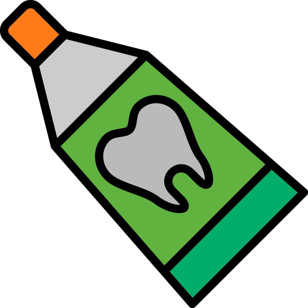 Toothpaste Vector Icon Design