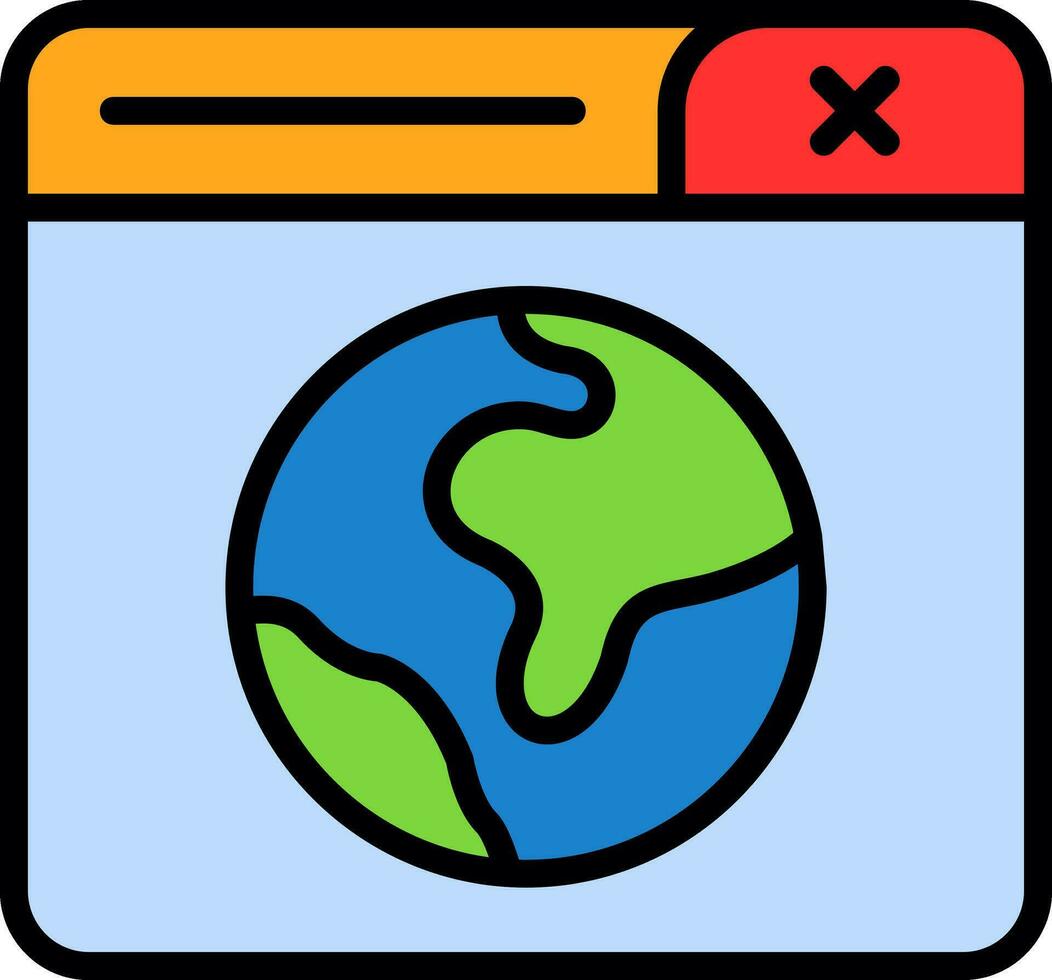 Globe Vector Icon Design