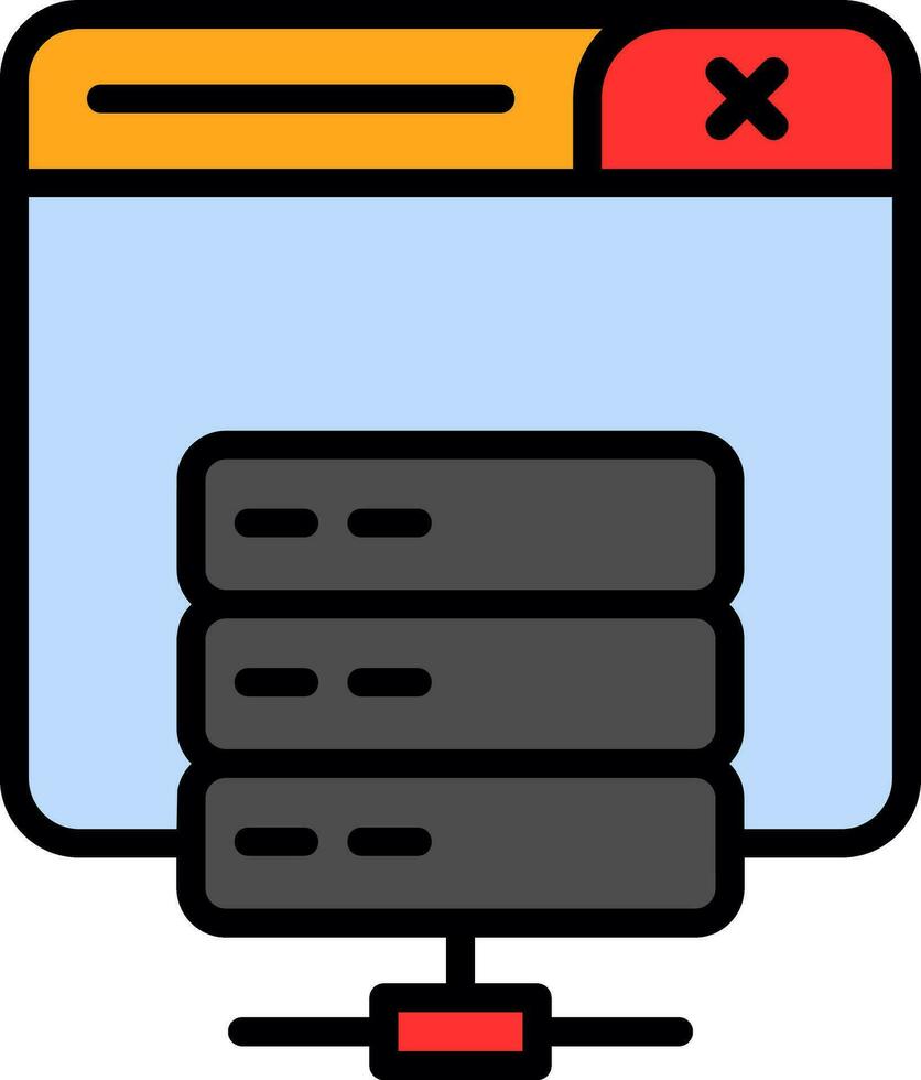 Server Vector Icon Design