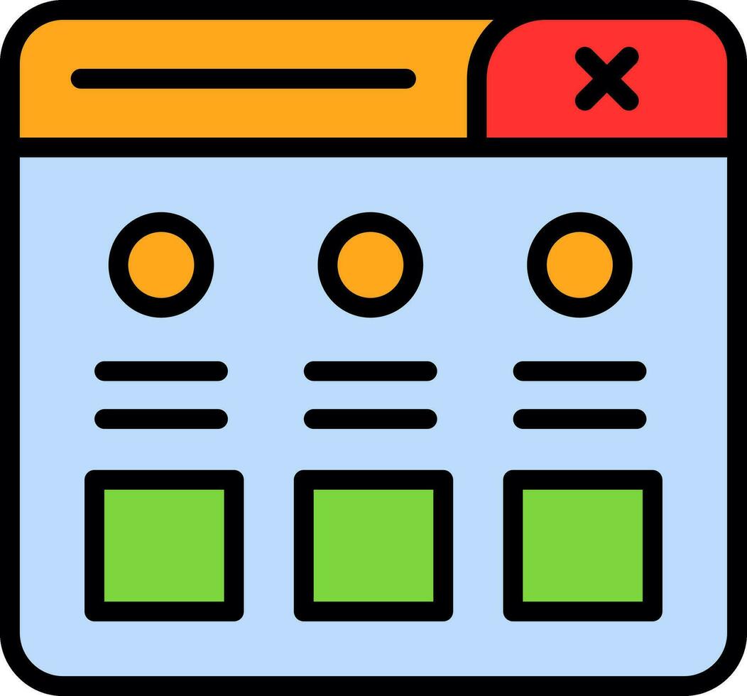 Options Vector Icon Design