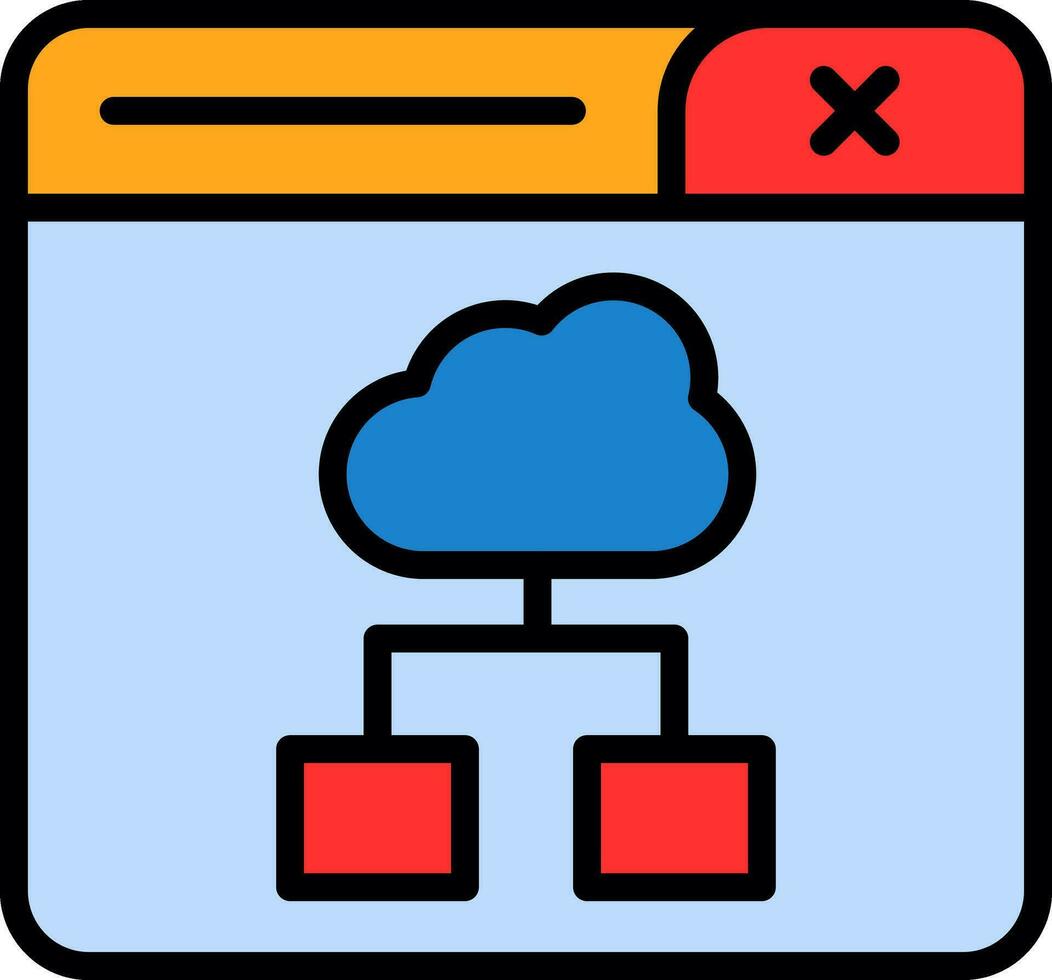 Cloud Computing Vector Icon Design