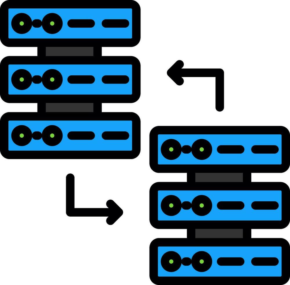 diseño de icono de vector de base de datos