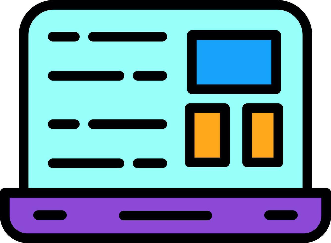 Web Development Vector Icon Design