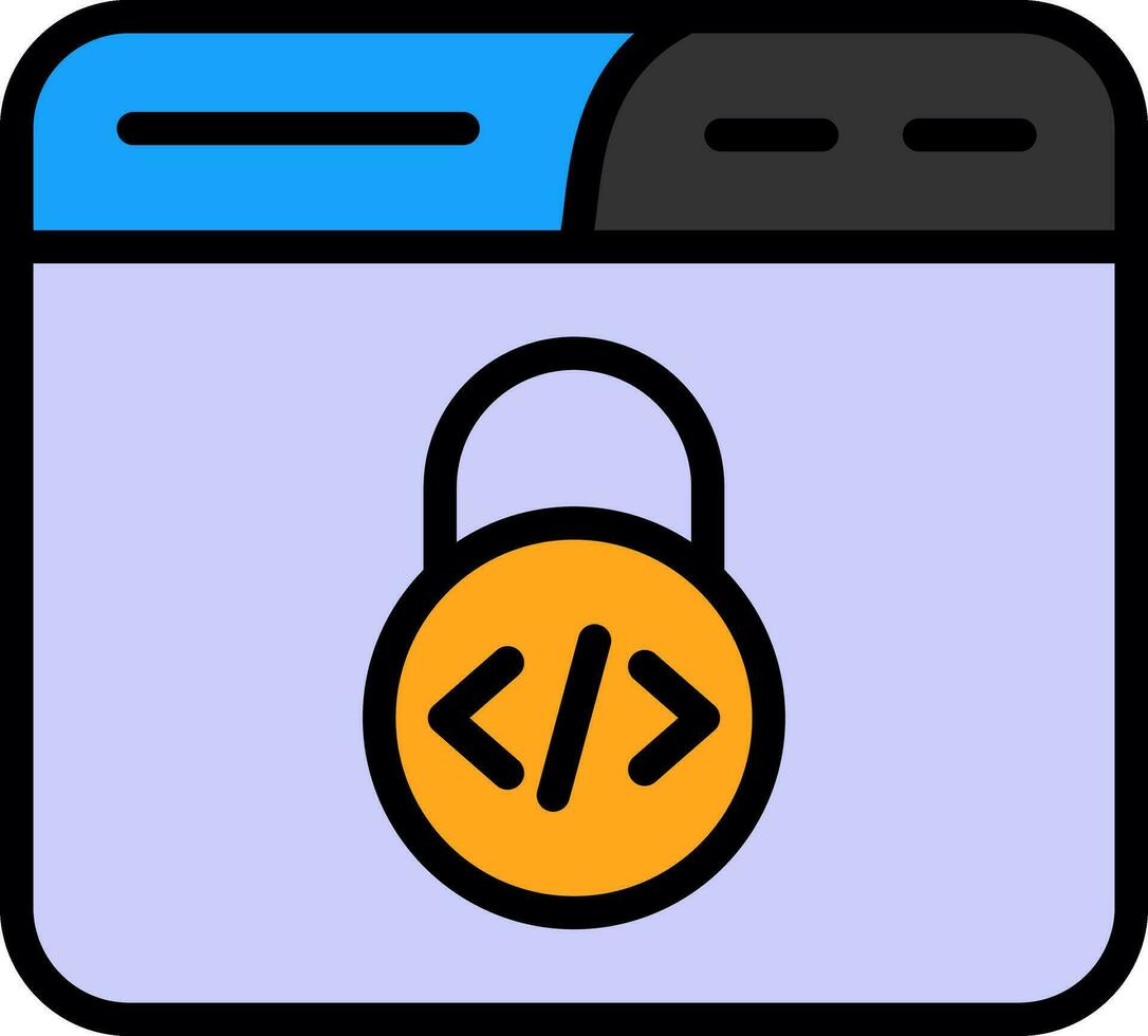 Unsecured Vector Icon Design