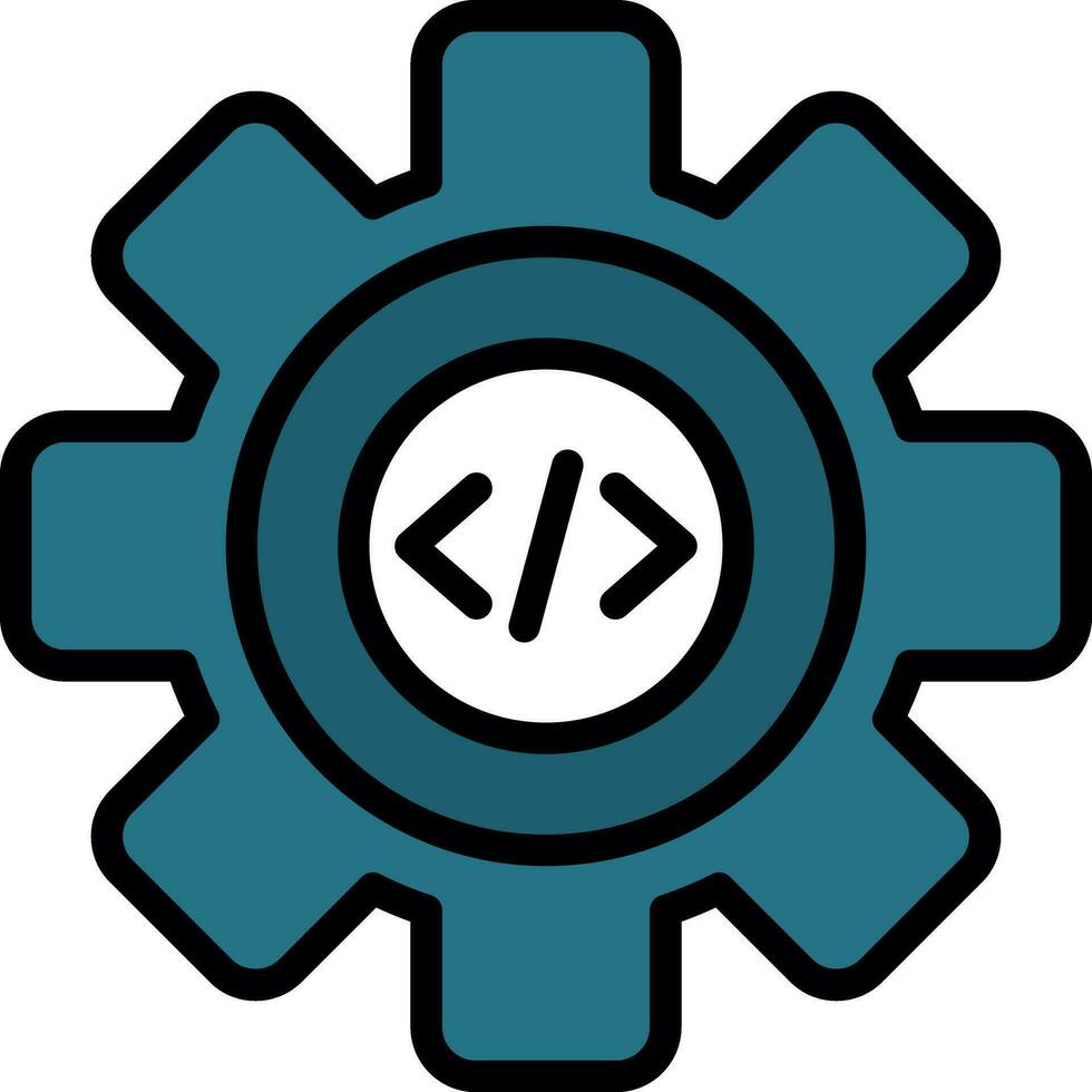 Coding Vector Icon Design