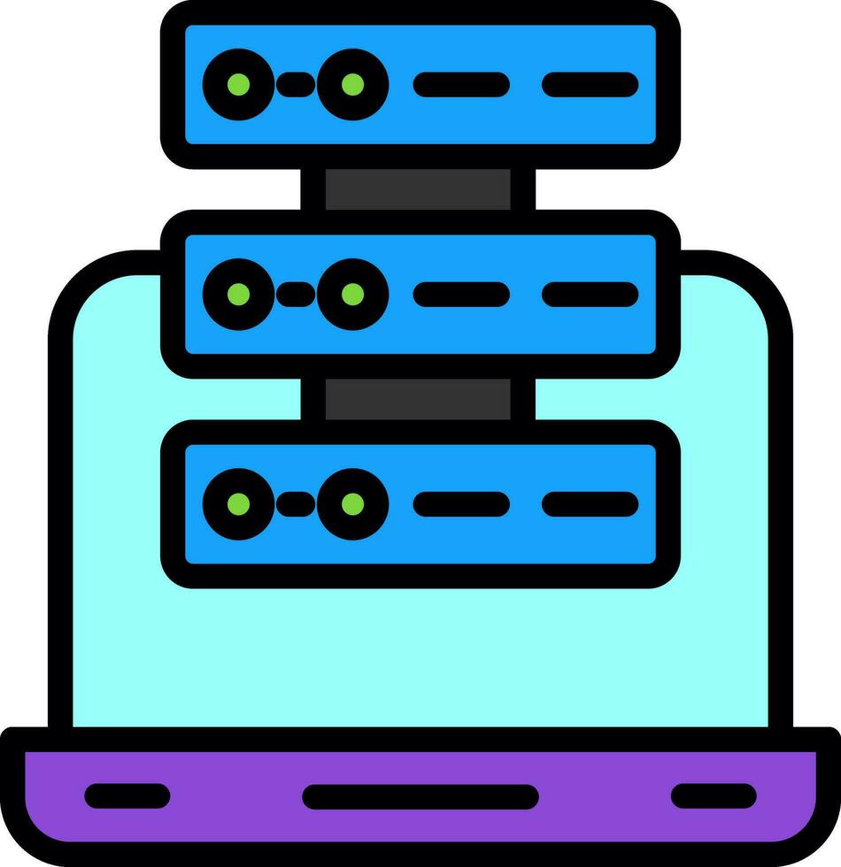 Database Vector Icon Design