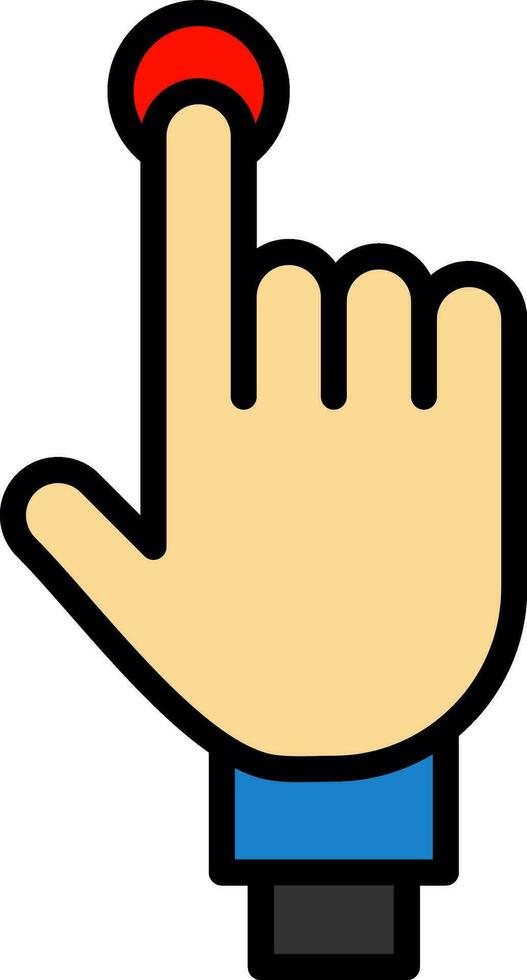 Tap Vector Icon Design