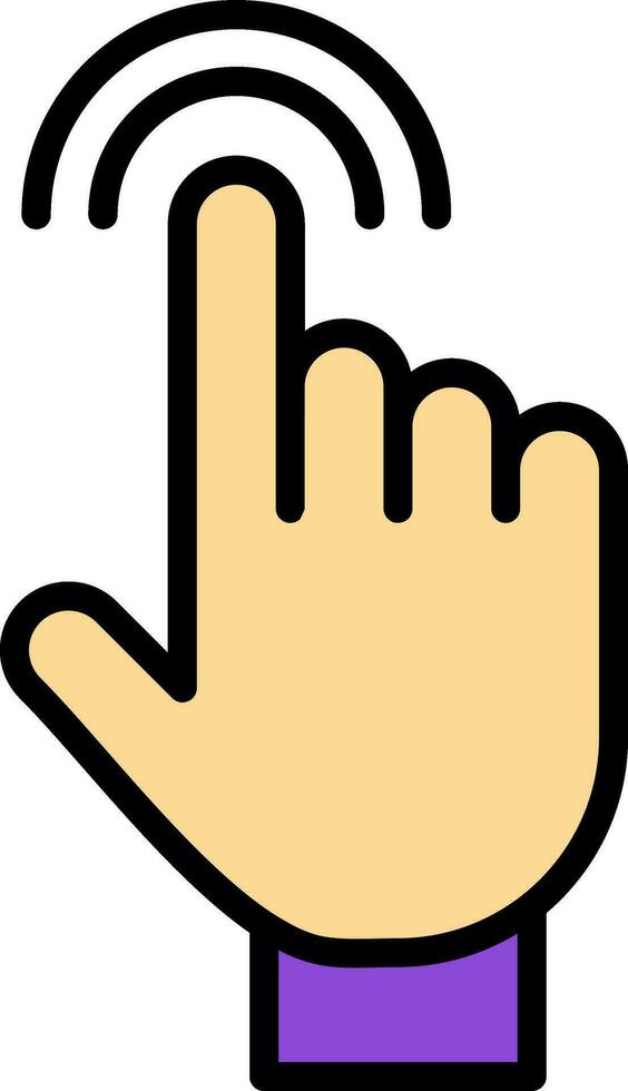 Tap Vector Icon Design