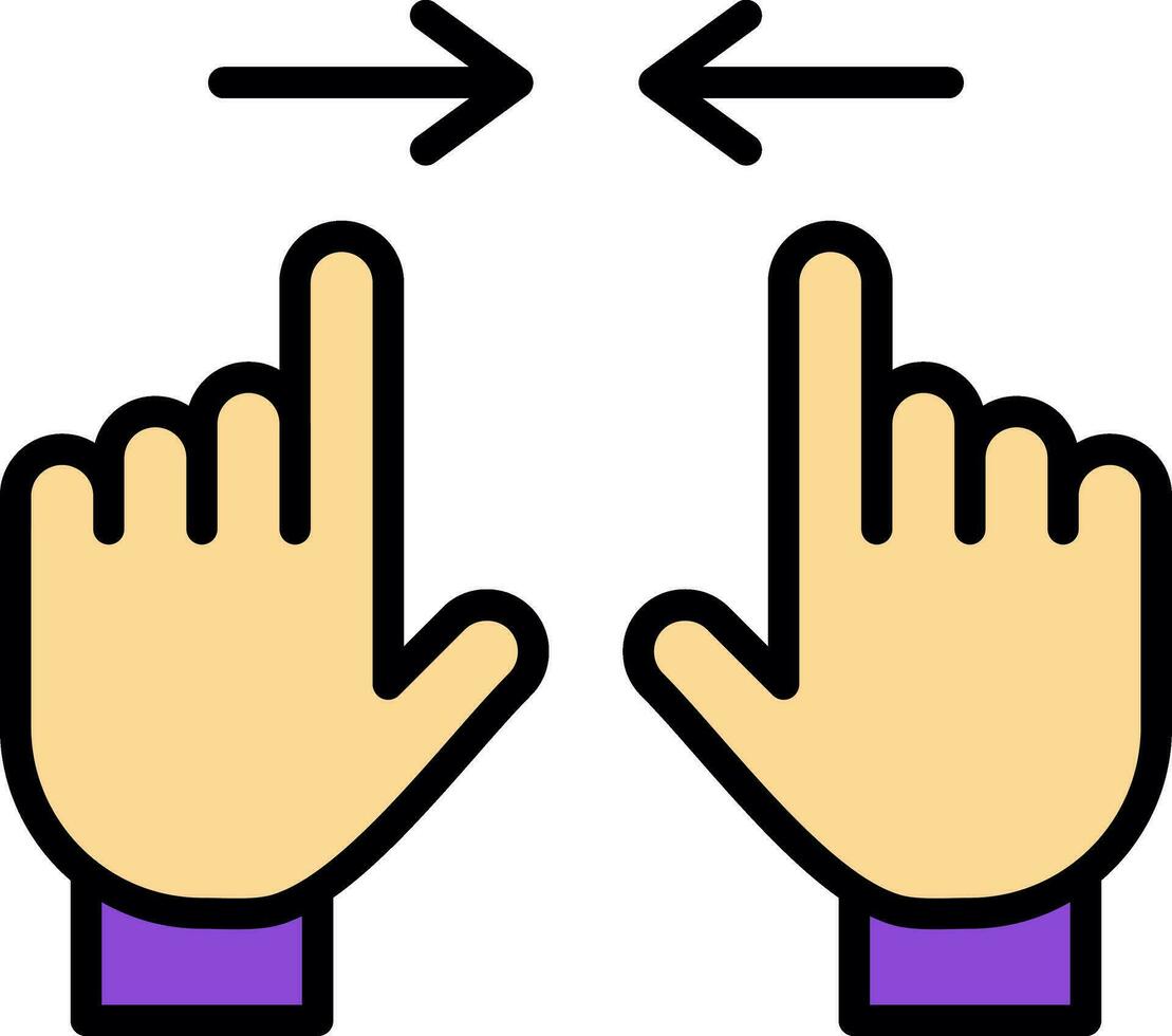 Zoom In Vector Icon Design